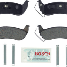 Bosch BE932H Blue Disc Brake Pad Set with Hardware for Select Ford, Lincoln, and Mercury Cars and Trucks - REAR