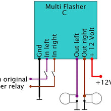 Motorize Axel Joost Multi Flasher Relay C