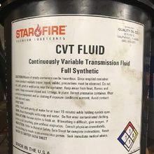 ' Star Fire Premium Lubricants Full Synthetic CVT Fluid 5 Gallon Pail