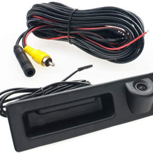Car Trunk Handle Replacement HD Rear View Backup Camera,Night Vision Reverse Parking Camera Support Monitor kit for BMW 3er F30 5er F10 F11 X3 F25 BMW 320Li/530i/328i/535Li/520Li