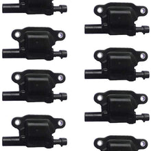 Motorhot Pack of 8 Straight Boot Ignition Coils fit for Chevy GMC Cadillac Hummer H2 H3 V8 Compatible with UF413 12570616