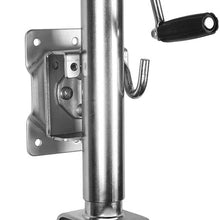 WEIZE Swivel Trailer Jack, Heavy Duty Boat Trailer Jack with Dual Wheels, 10" Lift, 1500 lbs