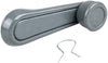 AUTEX 1pc Interior Gray Window Crank Winder Handle Compatible with Toyota Tacoma 2001-2004 Replacement for Toyota Corolla 85-97 Replacement for Starlet 81-84 Compatible with Toyota T100 93-98, 76982