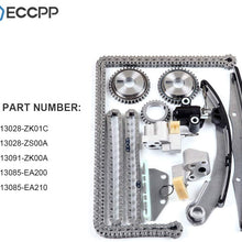 ECCPP Replacement fit for Timing Chain Kit CPW5822 2005-2015 Xterra Frontier 4.0L V6 DOHC Code VQ40DE