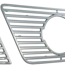 Bully GI-28 Triple Chrome Plated ABS Snap-in Imposter Grille Overlay, 3 Piece