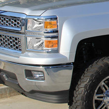 For 14-16 Chevy Silverado 1500 LED Replacement Clear Pair Headlights Headlamps Clear Reflector