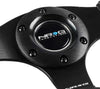 NRG Innovations RST-012R 320mm Race Style Leather Steering Wheel with Black stitch