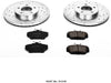 Power Stop K1318 Front Brake Kit with Drilled/Slotted Brake Rotors and Z23 Evolution Ceramic Brake Pads