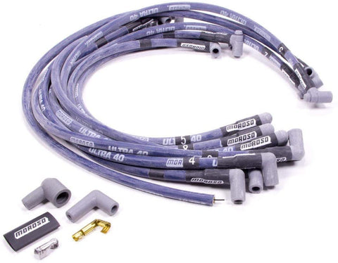 Moroso 73602 Ultra 40 Spark Plug Wire Set SBC 90 HEI