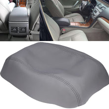 QKPARTS Armrest Center Console Lid Cover Microfiber Leather Fits for Toyota Camry 2007-2011 Gray