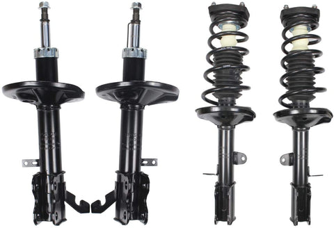 Deebior Set of 4 Complete Shock Sturts & Springs Assembly Compatible with Chevrolet 1998-2002 Prizm & Geo 1993-1997 Prizm & Toyota 1993-2002 Corolla