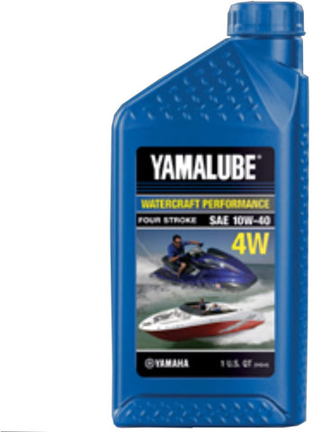 Yamaha LUB-10W40-WV-12 Yamalube 10W-40 4W Watercraft Waverunner Oil Quart; LUB10W40WV12 Made by Yamaha
