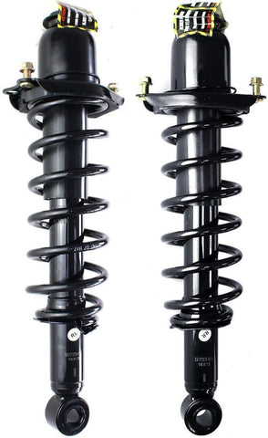 Detroit Axle - Both Left and Right Rear Complete Strut & Coil Spring Assembly for 2003-08 Toyota Corolla, Matrix & Pontiac Vibe - FWD Only