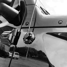 Maiker Radio Antenna Base Cover for 2007-2019 Jeep Wrangler JK/JL (ABS, Black)