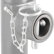CURT 28932 Replacement Swivel Jack Male Pipe Mount, 5/8-Inch Pin Hole