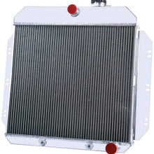 OzCoolingParts 4 Row Core All Aluminum Radiator +16" Fan w/Shroud + Thermostat/Relay Wire Kit for 1960-1962 61 Chevy C10 K10 K20 C20 C30 Pickup Suburban, V8