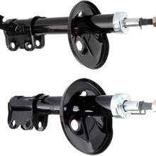 OCPTY Auto Shock Absorber 2x Front Shock Sets fits 1998-2002 Chevrolet Prizm,1993-1997 Geo Prizm,1993-2002 Toyota Corolla with Accessory Shock Absorber 234058 234057