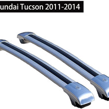 For Hyundai Tucson 2011-2014 Lockable Roof Rack Crossbars Luggage Racks Carrier