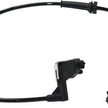 ABS Speed Sensor Compatible With 2006-2010 Ford Explorer & Mercury Mountaineer Driver Side 2-Prong Pin Male Terminal