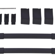Car Roof Rack Cross Bars for Toyota RAV4 2013-2018, Aluminum Cross Bar Replacement for Rooftop Cargo Carrier Bag Luggage Kayak Canoe Bike Snowboard Skiboard
