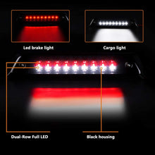 DWVO LED 3rd Brake Light Compatible with 2009-2014 Ford F150, Smoked High Mount Stop Light Trailer Cargo Lamp DWBL1010