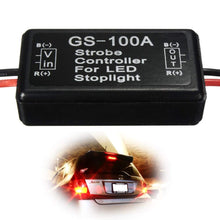 iJDMTOY (1) 12V GS-100A LED Brake Stop Light Strobe Flash Module Controller Box Compatible With Car Truck 3rd Brake or High Mount Clearance Lamp