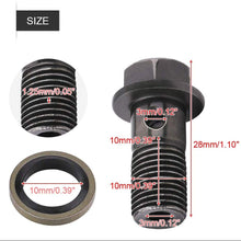 BiuZi Brake Banjo Bolt 5pcs Motorcycle Banjo Bolts Brake Fitting Adapter M10 x 1.25mm Universal for Brake Caliper Master Cylinder