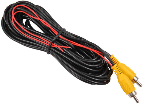 Backup Camera RCA Video Cable,CAR Reverse Rear View Parking Camera Video Cable with Detection Wire (10 Meters)