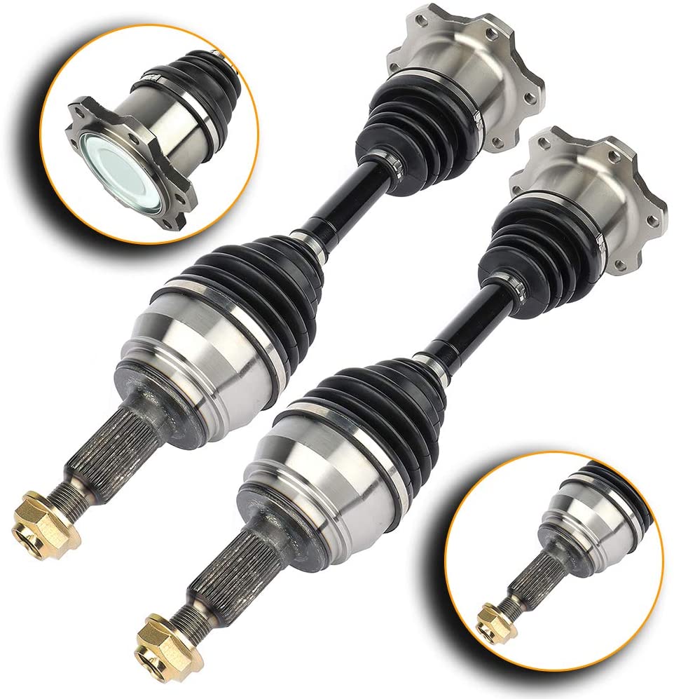 SCITOO CV Axle Shaft Assembly fits for 2002 2005 Front Left Right 2PC for Cadillac Escalade ESV EXT for Chevy Avalanche 4.3L 4.8L 5.3L 6.0L 6.2L