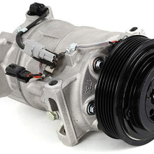 LFJD A/C Air Conditioner Compressor Kit，A/C Compressor & Clutch For Nis-s-an T-suru 1.6L & Sen-tra 1.8L 98585