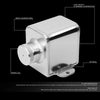 Universal Aluminum Clutch Master Cylinder Reservoir Tank/Bottle Replacement for Manual Transmission MT
