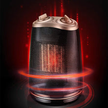 Zyyqt Fan Heaters, Ceramic Shaking Head Heater with 900W/1800W Power Setting Tip-Over and Over-Heat Protection,Home with Thermostat Carrying Handle