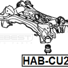 50360Ta0A01 - Body Bushing For Honda - Febest