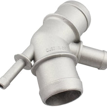 Aluminium Upper Radiator Cooling Coolant Water Distribution Pipe Hose Connector for Golf MK4 Jetta 1.8T 2.0L TDI for Audi TT 1J0121087C