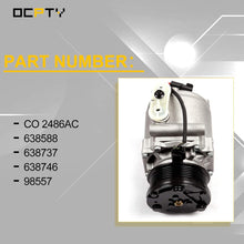 OCPTY Air conditioner Compressor Compatible for Ford Expedition CO 2486AC