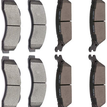 Ceramic brakes Pads,OCPTY Quick Stop Front Rear Brake Pad fit for 2012 2013 2014 2015 2016 Ford F-150