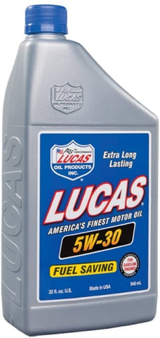 10474 Lucas Sae 5w30 Oi L Qt 5555202 Lucas Oil