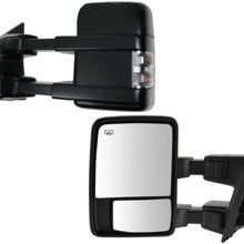 Ezzy Lift Driver Side Mirror for Ford F250 F350 F450 Power Heated Towing w/Signal Clear…
