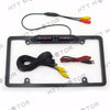 HTTMT MT371-030- HD Color CMOS Car License Plate Frame Mount Rear View Backup Camera 8 IR LED US