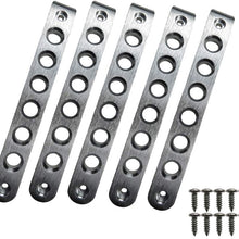 Vijay 2007-2017 Jeep Wrangler JK and Infinity 4 Door Brushed Aluminum Door Handle Insert Trim/Silver