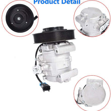 labwork AC Compressor & A/C Clutch CO 29043C Replacement for Freightliner Cascadia 2012-2015 22-65771-000, 447280-1501