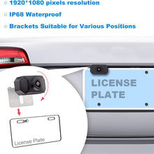 1080P Backup Camera and 5 inch Monitor Kit Digital Wireless Rear View Camera for Car SUV Truck RV Built-in Transmitter with Parking guidelines