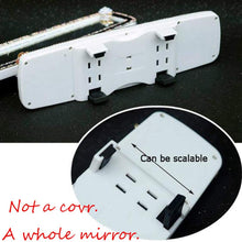 LuckySHD Bling Rhinestone Car Rear View Mirror for Women - Silver(Not a Cover.A Whole Mirror)