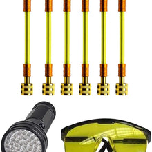 Leak Saver: Direct Inject UV - Dye Detects Large Leaks for Repair - Refrigerant Leak Sealer - For Air Conditioner and Refrigeration Systems Up to 5 Tons - USA Made