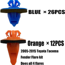ALLMOST for 2005-2015 Toyota Tacoma Fender Flare Retainer Clip 75495-35010 75397-35010 (Pack of 38)