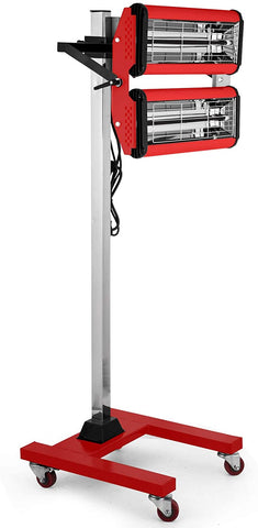 Bestauto 2000W Baking Infrared Paint Curing Lamp Short Wave Infrared Heater Car Bodywork Repair Paint Dryer/Stand
