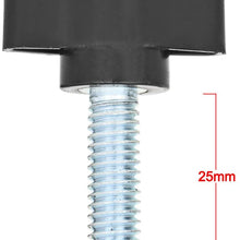 DEDC 8pcs Jeep Tie Downs D Rings Anchors and 8 Pack Jeep Hard Top Quick Removal Thumbs Screw for Jeep Wrangler (8 thumb screws and nuts washers)