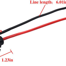 iBrightstar H11 H9 H8 Female Adapter Wiring Harness Sockets Wire For Headlights or Fog Lights