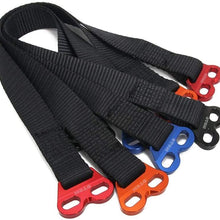 OTOM CNC Rescue Pull Strap for Motorcycle Dirt Bike Motocross Steering Wheel Joint Board Rescue Belt for Kawasaki Honda Suzuki (Black)