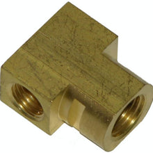 Inline Tube Compatible with 1964-1970 Rear Flex Brake Line Hose Brass Tee Block with w Slot Axle End Housing (E-3-8)